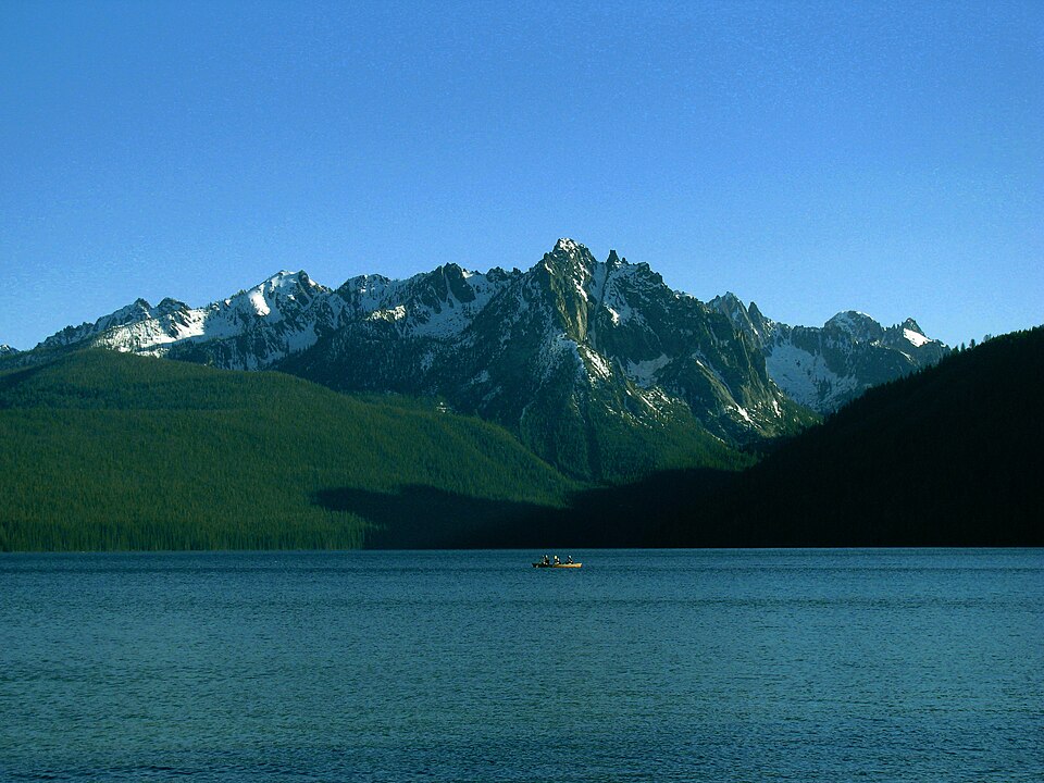Redfish Lake and the Grand Mogul in Sawtooth National Recreation Area, Idaho